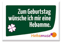 Magnet "Zum Geburtstag wünsche ich mir eine Hebamme."