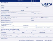 Weleda Hebammen-Karteikarte