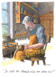 Postkarte Schuhmacher