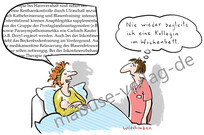 Postkarte Kollegin im Wochenbett